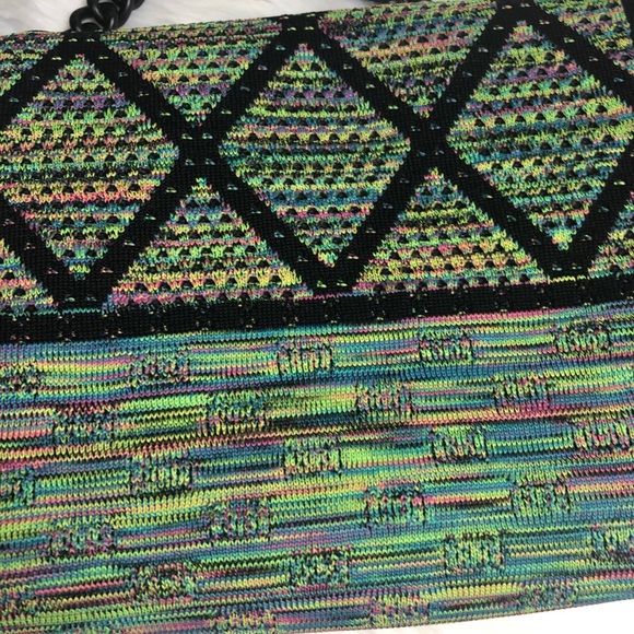 Zara Multi-Color Knit Crossbody/ Shoulder Bag - Picture 2 of 14